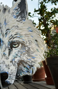 ARCTIC / acrylique sur miroir
